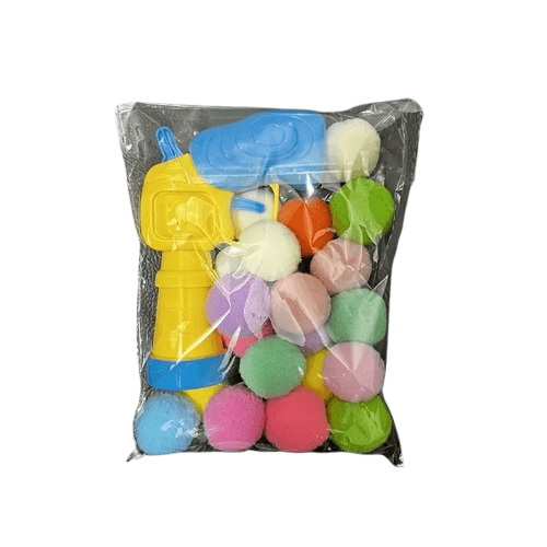 Cat Plush Ball Shooting Gun – Silent, Interactive Cat Toy