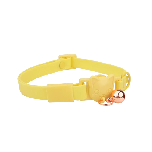 Cat Collar Necklace with Bell – Adjustable & Waterproof