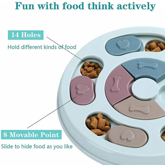 Dog Food Hiding Bowl – Interactive Slow Feeding & Training Toy