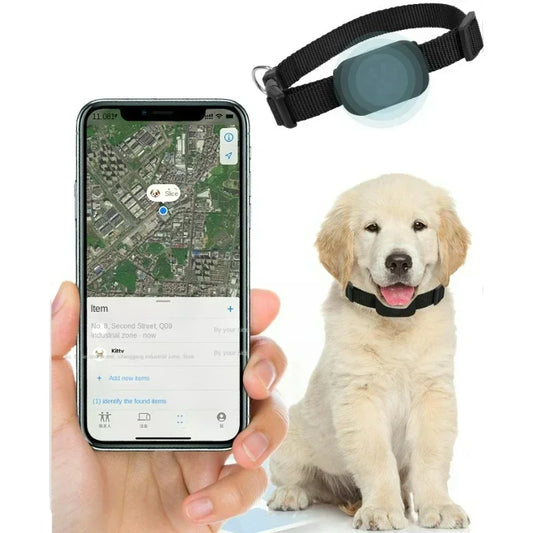 Mini GPS Pet Tracker – Anti-Lost Collar for Dogs & Cats