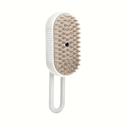 USB Pet Grooming Spray Brush – No-Rinse, Anti-Shedding Steam Comb
