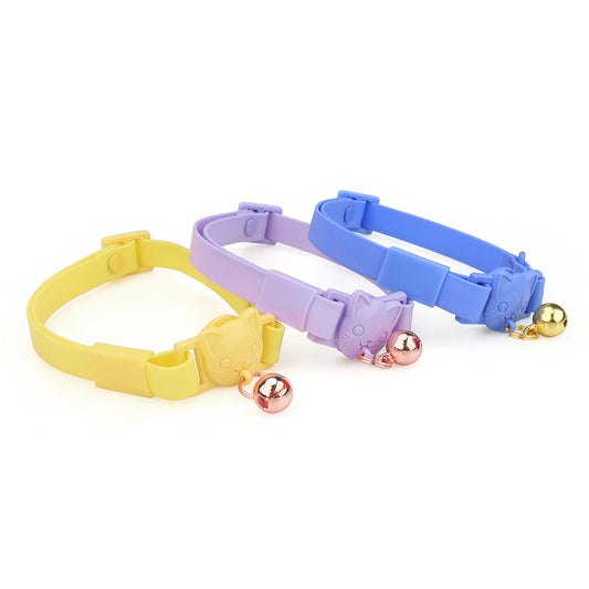Cat Collar Necklace with Bell – Adjustable & Waterproof