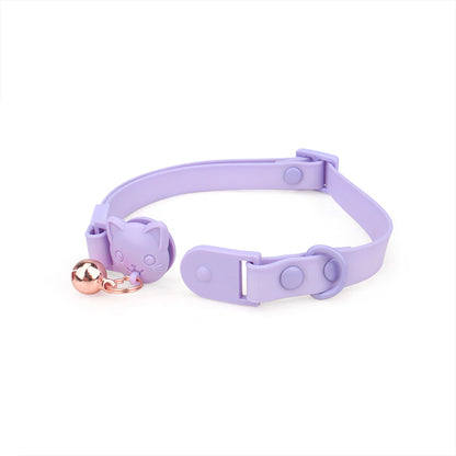 Cat Collar Necklace with Bell – Adjustable & Waterproof
