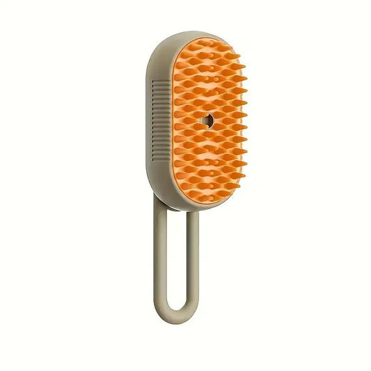 USB Pet Grooming Spray Brush – No-Rinse, Anti-Shedding Steam Comb