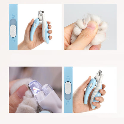 Pet Nail Clipper with LED Light for Dogs & Cats