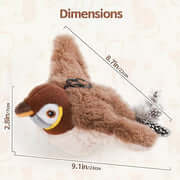 Interactive Cat Toy with Flapping Wings