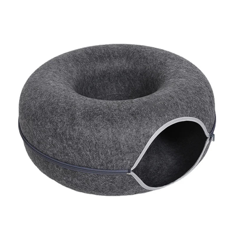 Donut Cat Bed & Tunnel Toy