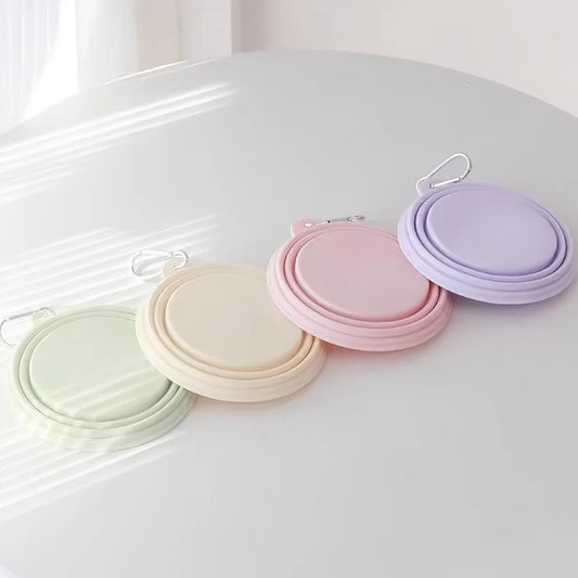 Portable Silicone Dog Bowl – Foldable Travel Pet Feeder
