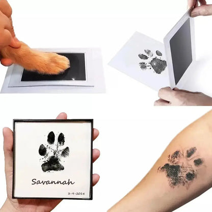 Paw Print Clean Touch Ink Pad – Dogs & Cats Keepsake Kit