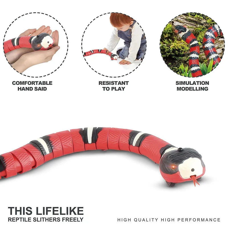 USB Smart Snake Cat Toy – Interactive Play