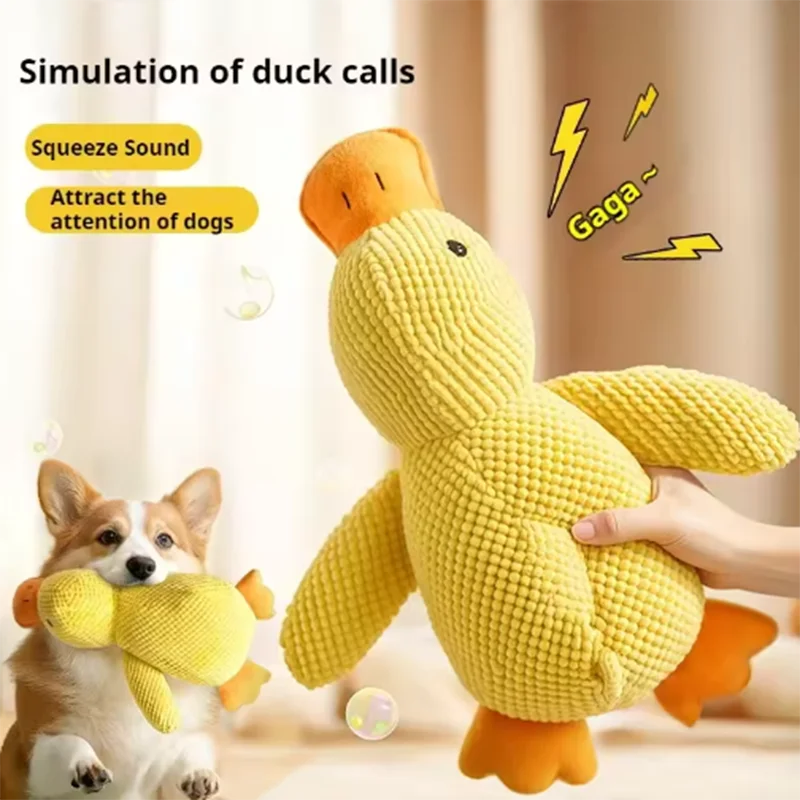 Hug Duck Plush Toy – Interactive Fun for Cats & Dogs