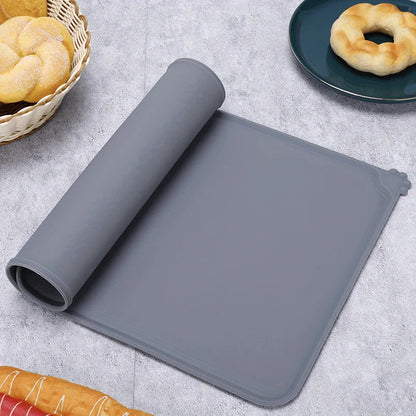 Silicone Pet Food Mat – Waterproof Dog & Cat Feeding Tray