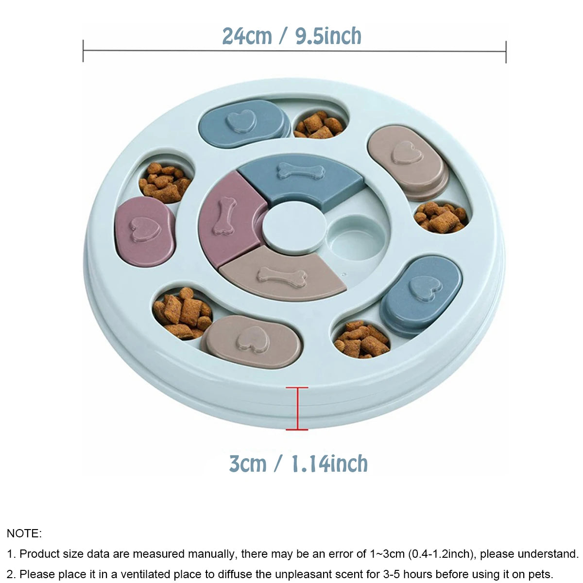 Dog Food Hiding Bowl – Interactive Slow Feeding & Training Toy