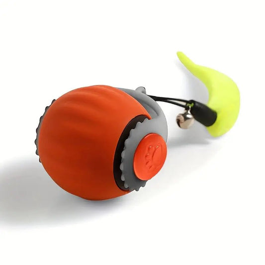 Teasing Cat Ball – Vibrating & Rolling USB Rechargeable Toy