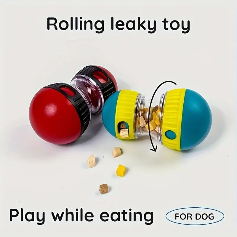 Rotating Slow Feeder Dog Toy – Interactive Treat Dispenser