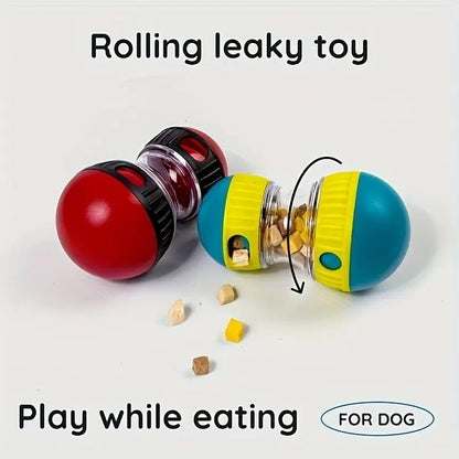 Rotating Slow Feeder Dog Toy – Interactive Treat Dispenser